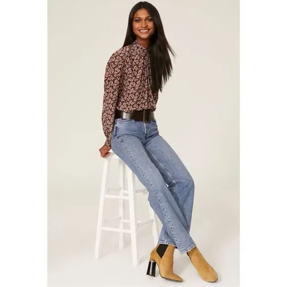 Vanessa Bruno Paolo Paisley Top 🩶 - Picture 5 of 11